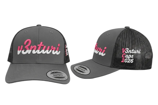 Pink/Grey Trucker